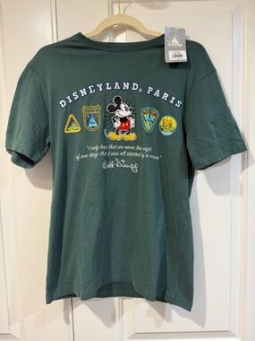 Disneyland Paris Mickey Graphic Tee - Dark Green